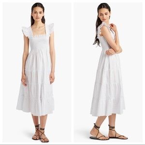 COPY - The Ellie Nap
Dress -
White/Blue
Semi-Sheer
Swiss Dot / M